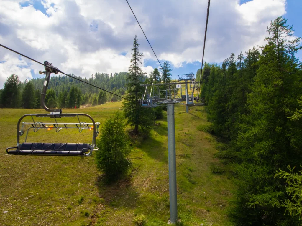 Télésiège des Éguilles à Valberg