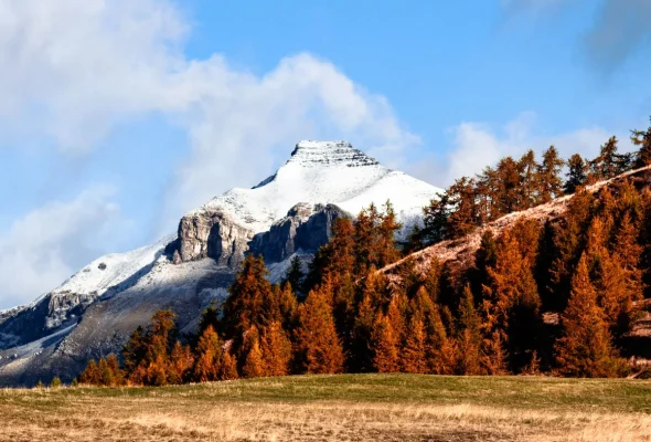 Paysage Valberg en automne