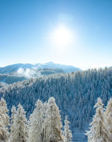 Paysage hiver à Valberg