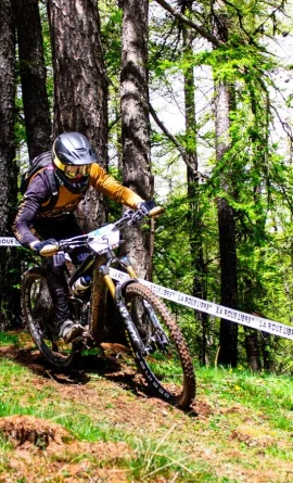 Bike park de Valberg en été