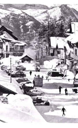 Photo d'archive du village de Valberg